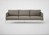 Matera 4 Seater Sofa Loop Boucle Taupe / Stainless Steel