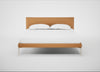 Matera Bed King / Daino Leather Parchment / Stainless Steel
