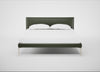 Matera Bed King / Leather Stonewash Light Brown 274 / Stainless Steel
