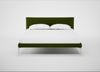 Matera Bed King / Nobilis Velvet Leaf / Stainless Steel