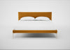 Matera Bed King / Nobilis Velvet Mustard / Stainless Steel