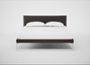 Matera Bed King / Nobilis Velvet Sable / Stainless Steel