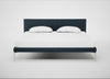 Matera Bed Super King / Siena Cotton Deep Sea / Stainless Steel