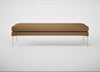 Matera Bench Siena Cotton Clay / Stainless Steel / 160cm