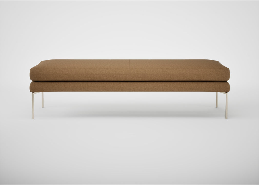 Matera Bench Siena Cotton Clay / Stainless Steel / 160cm