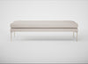 Matera Bench Siena Cotton Natural / Stainless Steel / 160cm