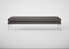 Matera Bench Loop Boucle Granite / Stainless Steel / 180cm