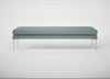 Matera Bench Loop Boucle Sky / Stainless Steel / 180cm