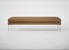 Matera Bench Siena Cotton Clay / Stainless Steel / 180cm
