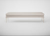 Matera Bench Siena Cotton Natural / Stainless Steel / 180cm