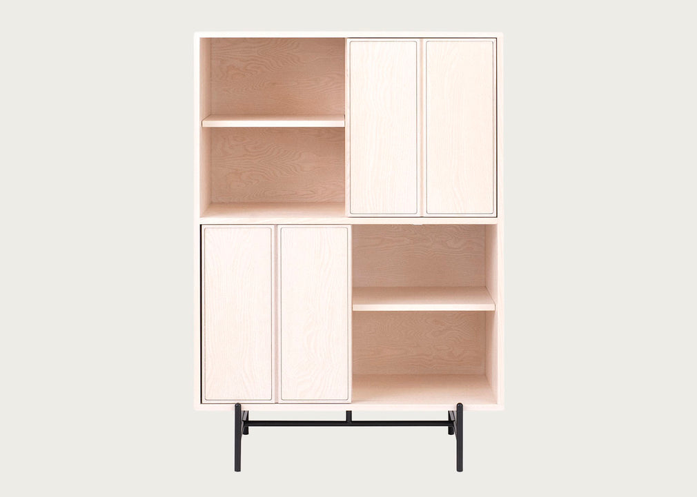 Canvas Tall Cabinet Whitened Ash