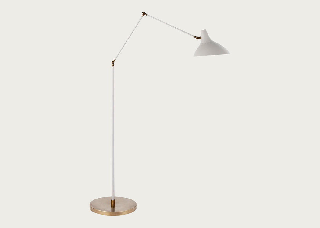 Charlton Floor Lamp White