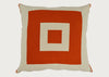 Ambar Exclusive Bold Frame Square Cushion Sienna