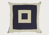 Ambar Exclusive Bold Frame Square Cushion Slate