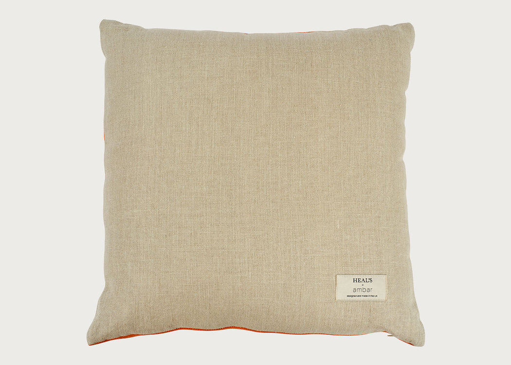 Ambar Exclusive Embossed Cord Cushion Sienna