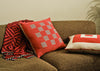 Ambar Exclusive Embossed Cord Cushion Sienna