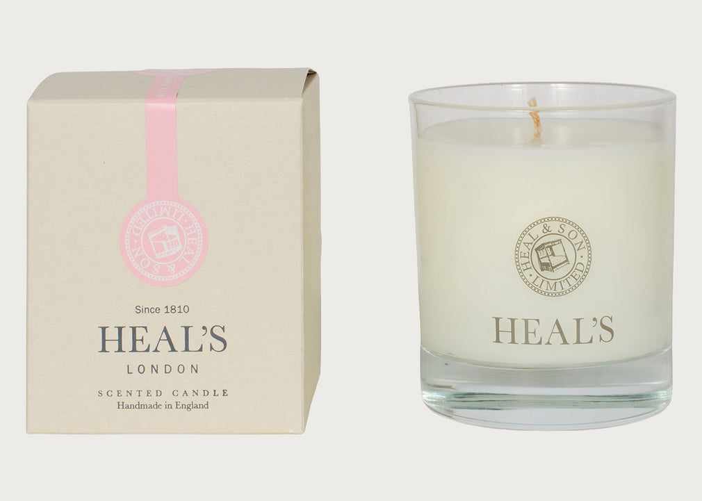 Cassis Rose Scented Glass Candle