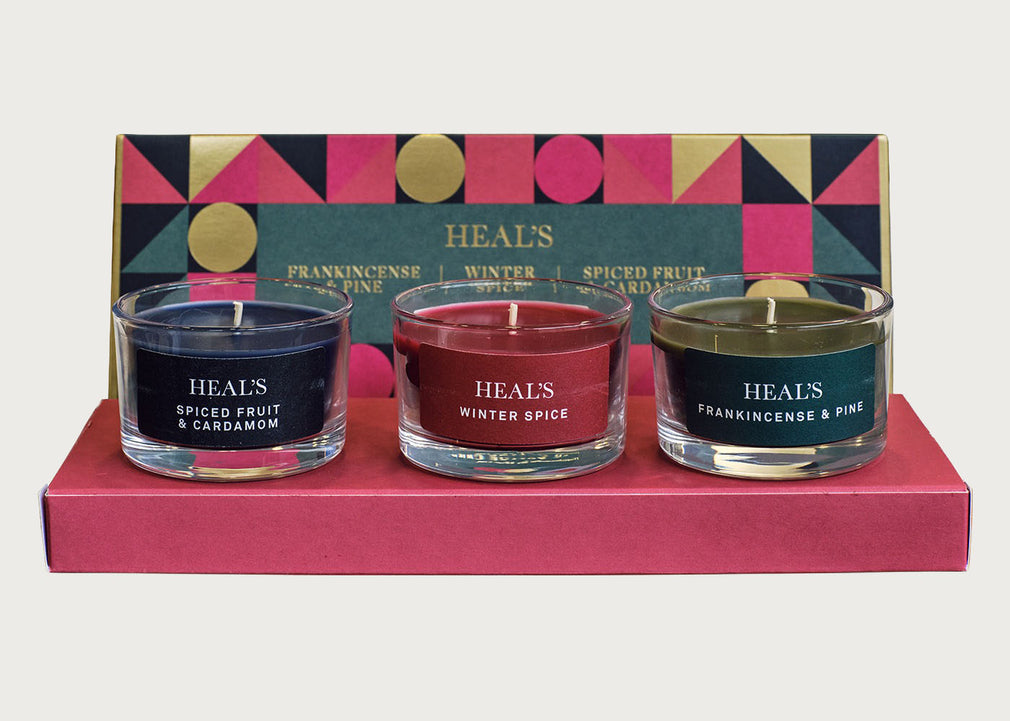 Seasonal Set of 3 Votive Candles