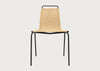 PK1 Chair Black Frame Natural Paper Cord