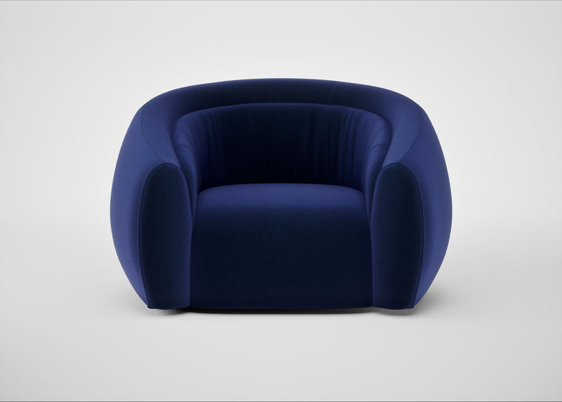 Flora Loveseat Nobilis Velvet Neptune