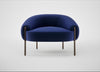 Isola Armchair Nobilis Velvet Neptune / Bronze