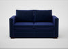 Palermo 2 Seater Sofa Nobilis Velvet Neptune / Walnut