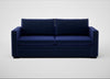 Palermo 3 Seater Sofa Nobilis Velvet Neptune / Black