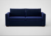 Palermo 3 Seater Sofa Nobilis Velvet Neptune / Walnut and Brass