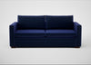 Palermo 3 Seater Sofa Nobilis Velvet Neptune / Walnut