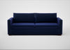 Palermo 4 Seater Sofa Nobilis Velvet Neptune / Walnut