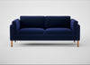 Sonno 3 Seater Sofa Nobilis Velvet Neptune / Natural