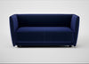 Valley 2 Seater Sofa Nobilis Velvet Neptune