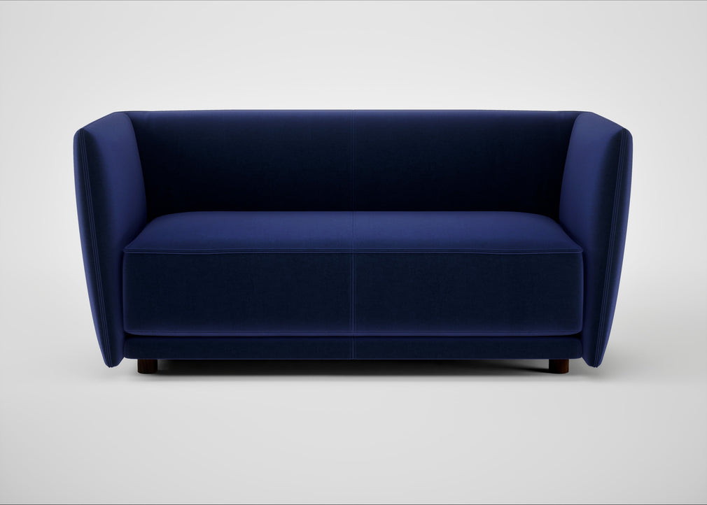 Valley 2 Seater Sofa Nobilis Velvet Neptune