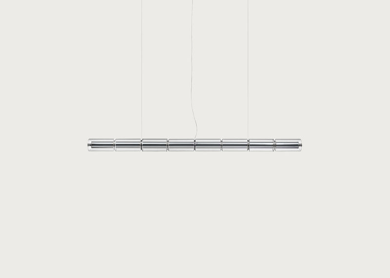 Luce Cilindrica LED Glass Pendant