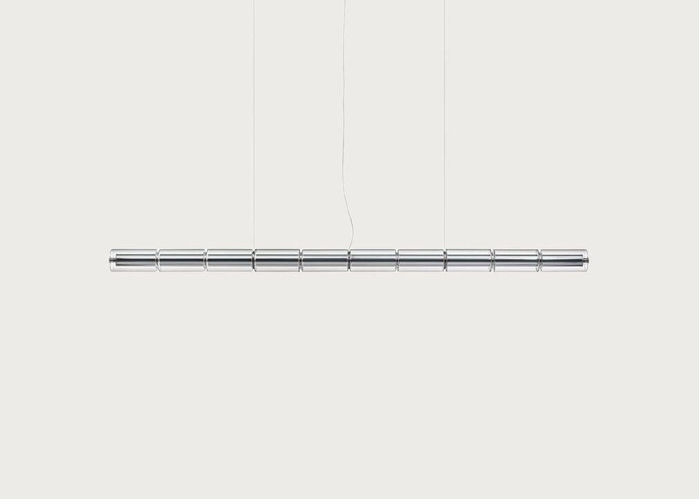 Luce Cilindrica LED Glass Pendant
