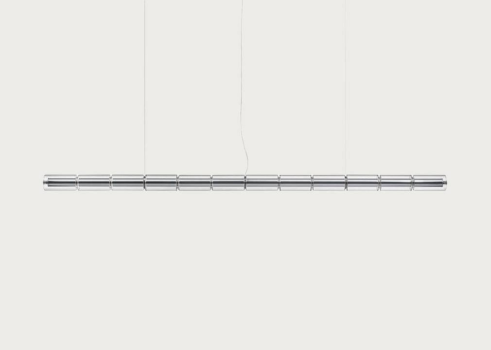 Luce Cilindrica LED Glass Pendant