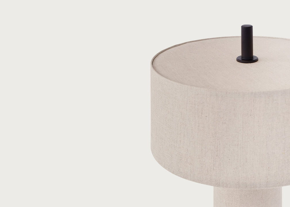 Margin LED Portable Table Lamp Beige