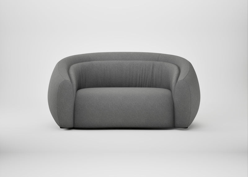 Flora 2 Seater Sofa St Moritz Wool Light Grey
