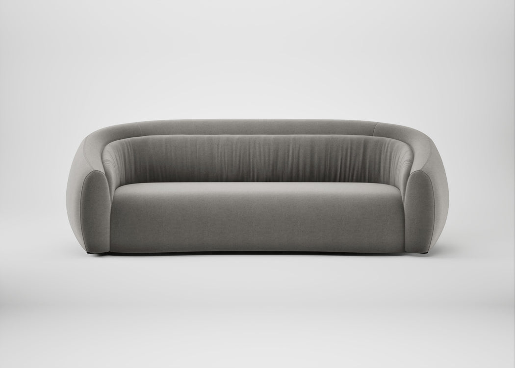 Flora 4 Seater Sofa Nobilis Velvet Dolphin