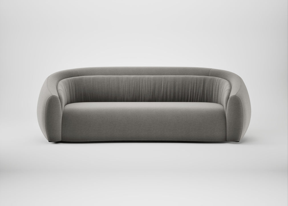 Flora 4 Seater Sofa Nobilis Velvet Dolphin