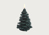 LED Christmas Tree Candle Tall Pine Green