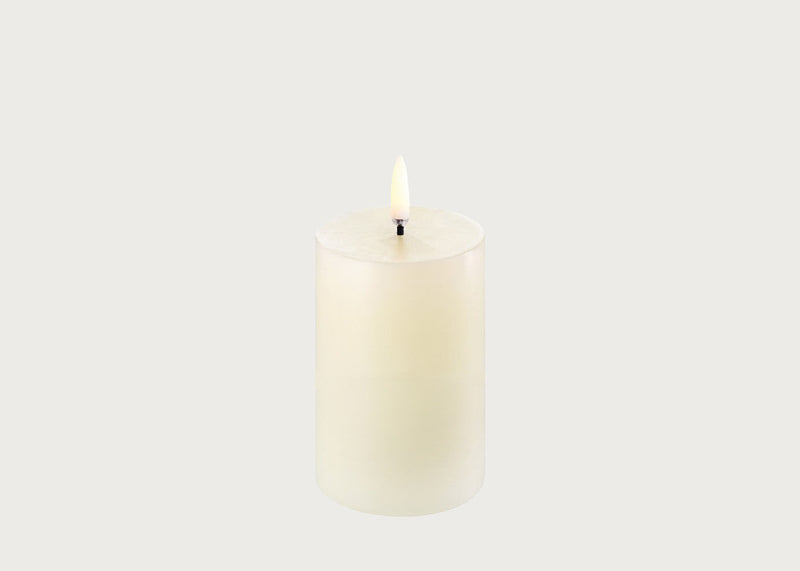 LED Pillar Candles 5 x 7.5cm Ivory