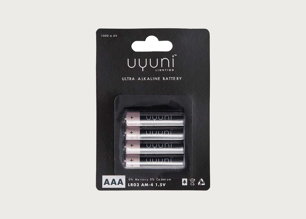 AAA Battery 1.5V 1000mAh 4-Pack
