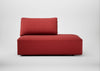 Morven Right Hand Facing Open End Unit Melton Wool Red Oxide