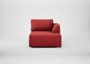 Morven Right Hand Facing Chaise Unit Melton Wool Red Oxide