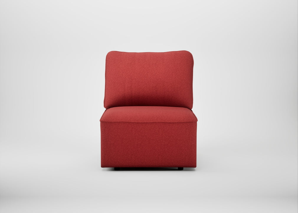Morven Single Unit Melton Wool Red Oxide
