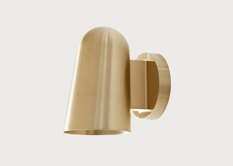 Solid Wall Light Brass IP65