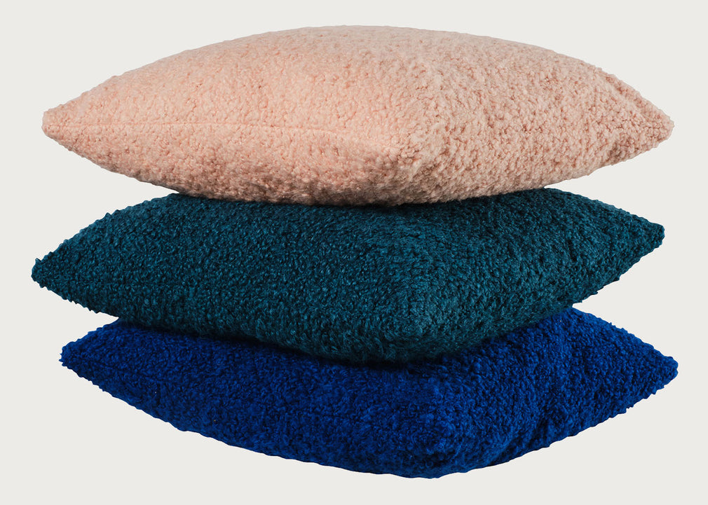 Boucle Cushion Teal 45 x 45cm