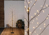 Warm White Black & Copper Windswept Tree 200cm