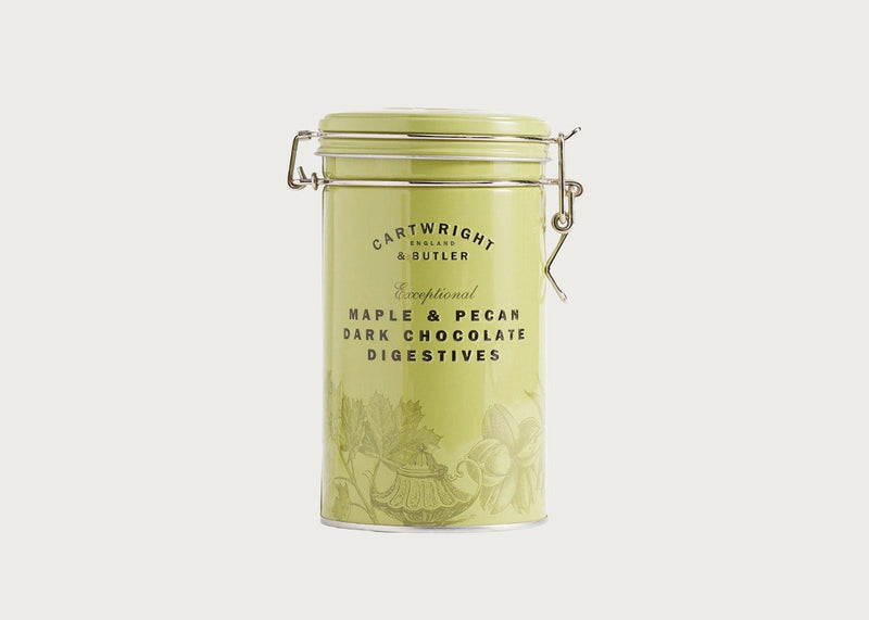 Maple & Pecan Dark Chocolate Digestives in Tin